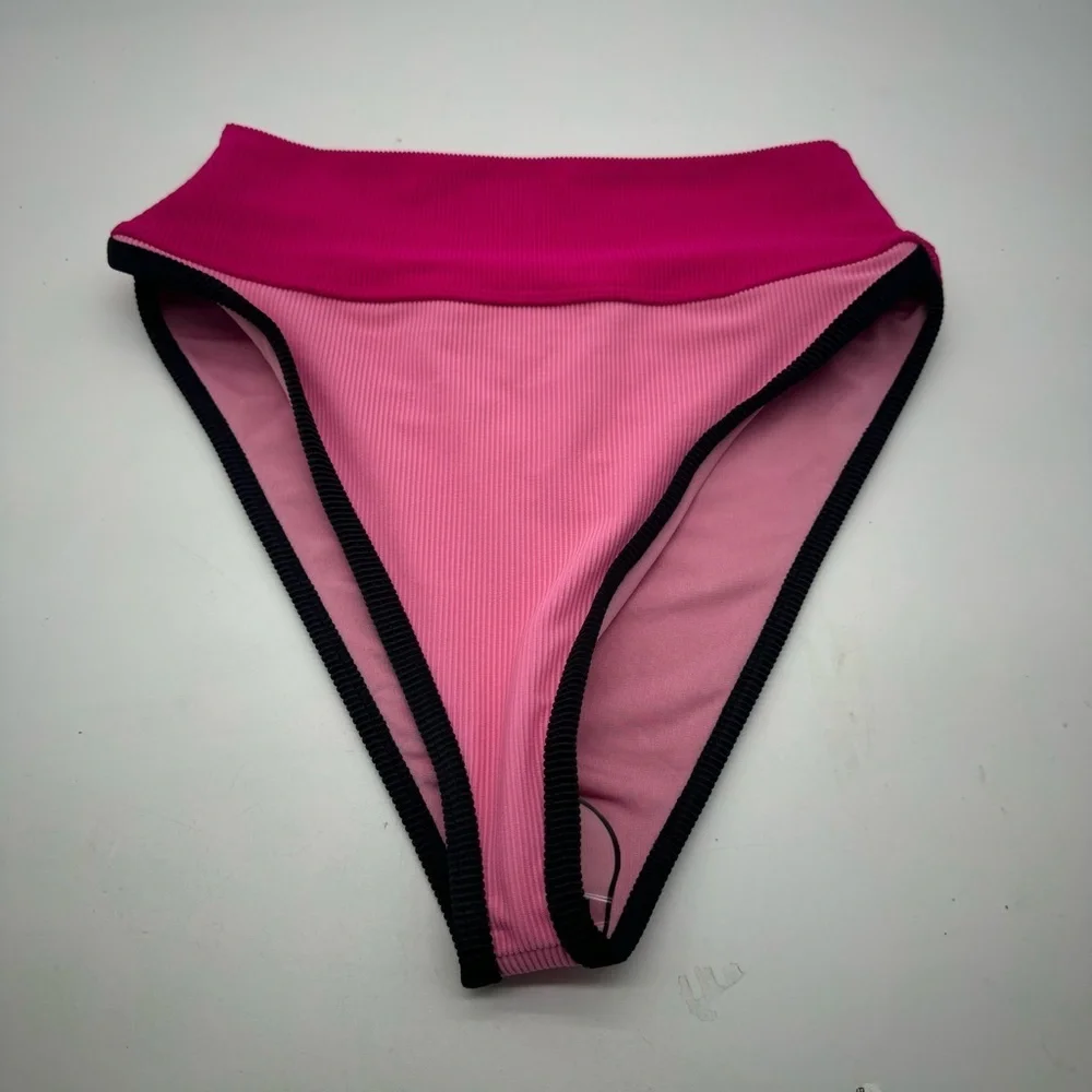 BEACH RIOT EMMY HIGH WAIST BIKINI BOTTOMS L B2831